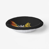 Bols En Carton Papillon sur Lotus Bloom (Angulaire)