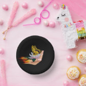 Bols En Carton Papillon sur Lotus Bloom (Fête)