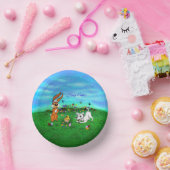 Bols En Carton Pâques - Chiot Capo Rabbit et Chick (Fête)