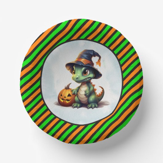 Bols En Carton Parti Dino-Mash d'Halloween (Recto)