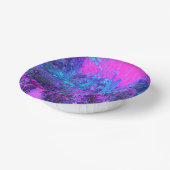 Bols En Carton Paysage impressioniste rose chaud et bleu (Angulaire)