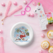 Bols En Carton Père Noël Boules en papier non préparées (Fête)