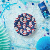 Bols En Carton Père Noël de Noël avec Sucre de canne et flocons d (Fête)