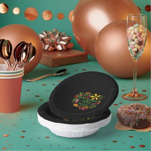 BOLS EN CARTON PERSONNALISÉ HEUREUX NOUVEL AN 20XX (Multi)