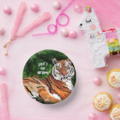 Bols En Carton Personnalisé - Lazy Tiger - Plaques de papier d'an (Fête)