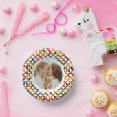 Bols En Carton Photo Custom Colorful Personalized (Fête)