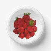 Bols En Carton Photographie des fraises rouges (Recto)