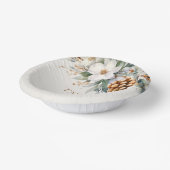 Bols En Carton Pine d'hiver Fleur Floral Jardin Mariage (Angulaire)