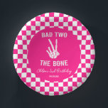 Bols En Carton Pink Bad Two The Bone Skeleton 2e fête d'anniversa<br><div class="desc">C'est un Hot Pink Bad Two The Bone Skeleton 2nd Birthday Party Paper Plates!</div>