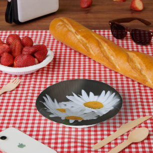 Bols En Carton Plaque d'été en papier de marguerite