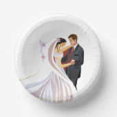 Bols En Carton Plaque papier mariage (Recto)