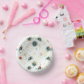 Bols En Carton Plaques en papier Fleur sauvage moderne (Fête)