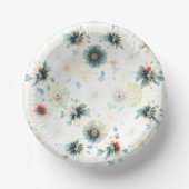 Bols En Carton Plaques en papier Fleur sauvage moderne (Recto)