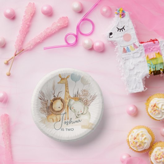 Bols En Carton Plats de fête à thème Jungle Safari (Fête)