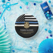 Bols En Carton Police Retraite Ligne bleue Application de la loi (Fête)