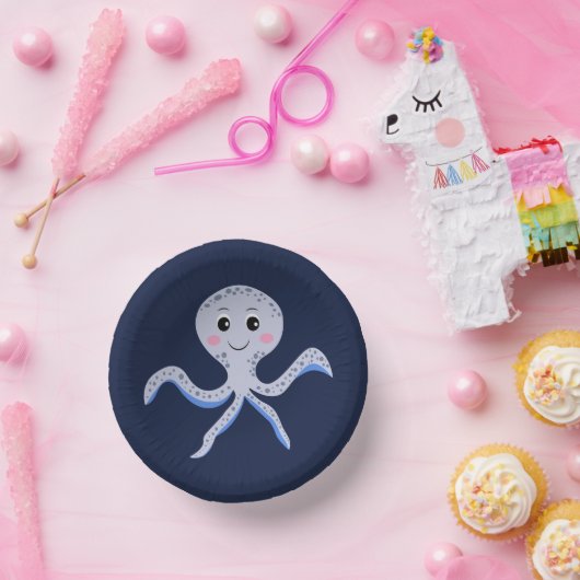 Bols En Carton Poulpe sous la mer motif pour enfants (Fête)