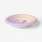 Bols En Carton Premier anniversaire Pretty Elegant Rose Nom perso (Angulaire)