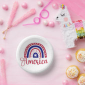 Bols En Carton Rainbow America (Fête)