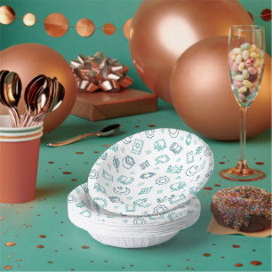 Bols En Carton Ramadan Doodles Bowles en Papier