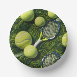 Bols En Carton Raquette et balle de tennis pour les amateurs de t