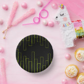 Bols En Carton Rectangles verte et noire de chaux (Fête)