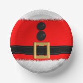 Bols En Carton Red Père Noël Suit Noël Fête de Noël Bowles en pap (Recto)