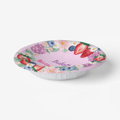 Bols En Carton Red Strawberry Daisy fête d'anniversaire pour elle (Angulaire)