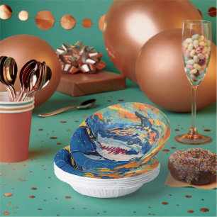 Bols En Carton Requin "Art by Kids"