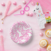 Bols En Carton Rêves papillons (rose) (Fête)