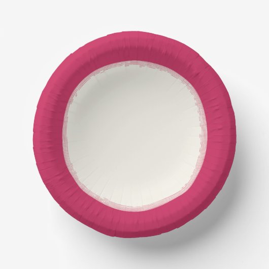 Bols En Carton Rose Chaud (Recto)