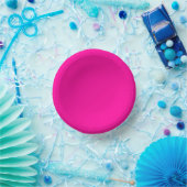 Bols En Carton Rose Chaud Uni (Fête)
