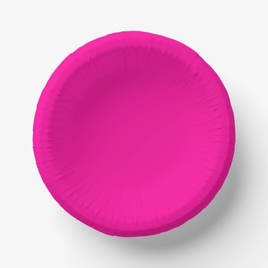Bols En Carton Rose Chaud Uni (Recto)