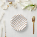 Bols En Carton Rose de sable rose pastel  rétro en damier Warboar<br><div class="desc">Parfait coussin design dépoli à damiers aux couleurs pastel,  plein de grandes vibes. Vérificateurs déformés modernes en couleur rose Rose de sable pastel. Ce joli design rétro psychédélique vous emmène au pays des merveilles. Chèques déformés aux couleurs pastel. Twirl et tourbillonner,  tours,  à damiers motif</div>