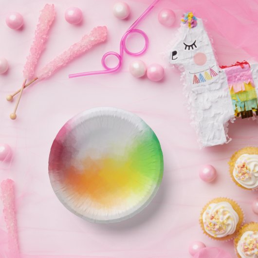 Bols En Carton Rose Rouge Jaune Orange Bleu Vert Personnalisé Mod (Fête)