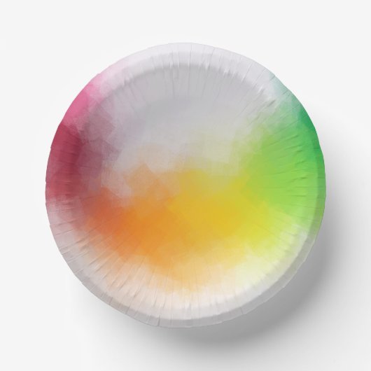 Bols En Carton Rose Rouge Jaune Orange Bleu Vert Personnalisé Mod (Recto)