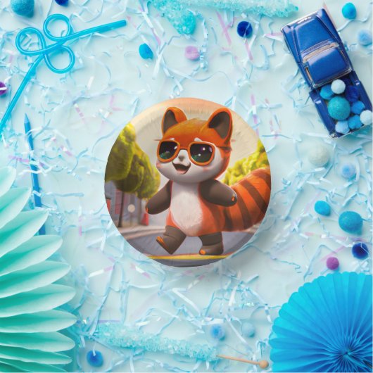 Bols En Carton Roues Panda (Fête)