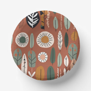 Bols En Carton Rustique Fleur sauvage en terre cuite Boho style p