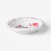 Bols En Carton Saint Valentin mignon Je t'aime coeur (Angulaire)