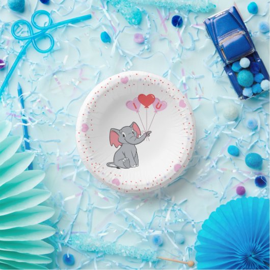 Bols En Carton Saint Valentin mignon Je t'aime coeur (Fête)