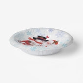 Bols En Carton Santa Claus Snowman Snow (Angulaire)