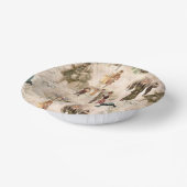 Bols En Carton Scènes vintages d'hiver (Angulaire)