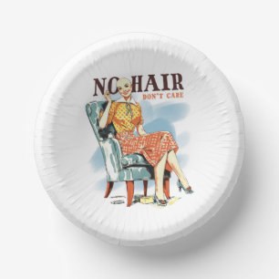 Bols En Carton Sensibilisation au cancer pour les femmes chauves 