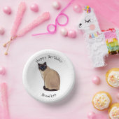 Bols En Carton Siamese cat cartoon (Fête)