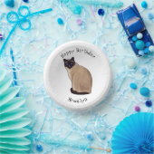 Bols En Carton Siamese cat cartoon (Fête)