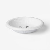 Bols En Carton Simple Bow Mariage Classique (Angulaire)