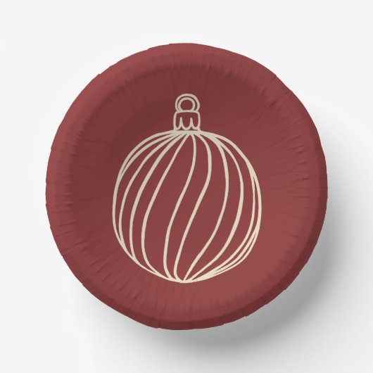Bols En Carton Simply Christmas Collection - Bauble (Recto)