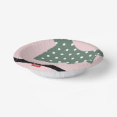 Bols En Carton Soirée de Noël Rose Elf Suit (Angulaire)