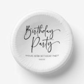 Bols En Carton Soirée minimaliste moderne et élégante (Recto)