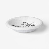 Bols En Carton Soixante et fabuleux Minimal 60e fête d'anniversai (Angulaire)