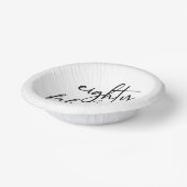 Bols En Carton Soixante et fabuleux minimal 80e fête d'anniversai (Angulaire)